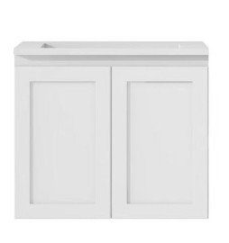 SKBA6046W SOFIA Wall Hung vanity MATTE WHITE | Danish Building Supplies