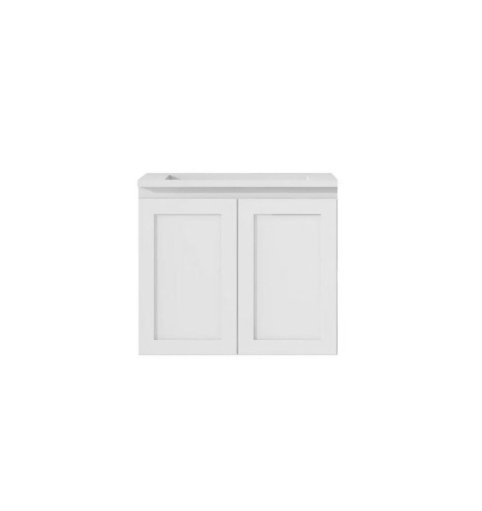 SKBA6046W SOFIA Wall Hung vanity MATTE WHITE | Danish Building Supplies