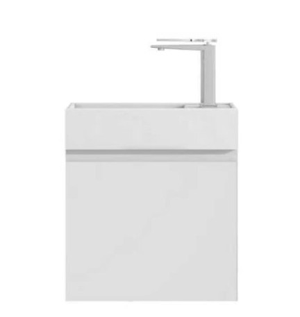 2160A ALORA Slimline Wall Hung Vanity | Gloss White 480mm | 40% OFF
