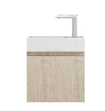2160A-B Slimline Wall Hung Vanity Light Oak | MDF | 5-Year Warranty
