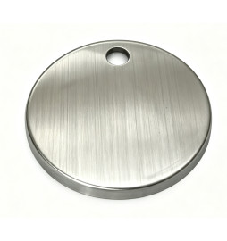 BRUSHED NICKEL COVER HINGES