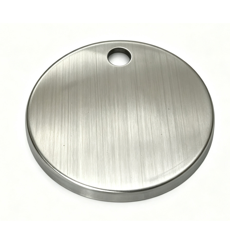 BRUSHED NICKEL COVER HINGES