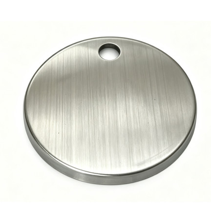 BRUSHED NICKEL COVER HINGES