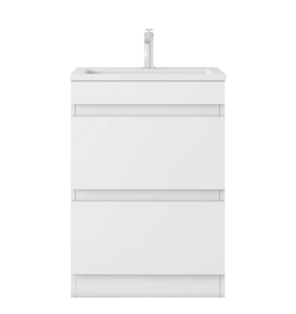 CXL600A Gloss White Freestanding Vanity