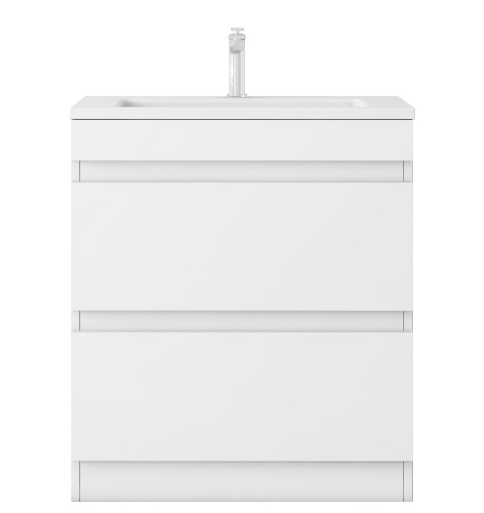 CXL750A Gloss White Freestanding Vanity