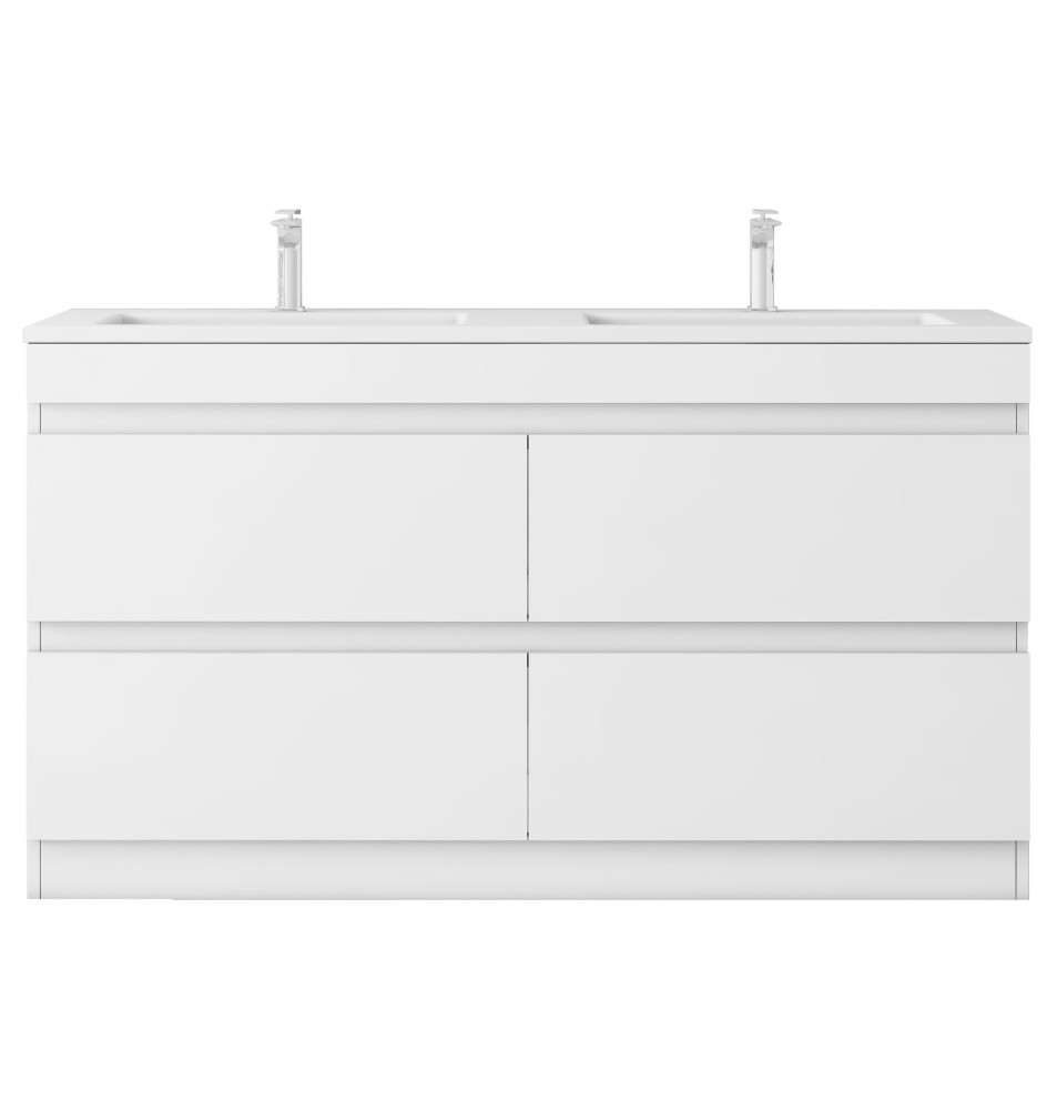 CXL1500ADB Gloss White Freestanding Vanity