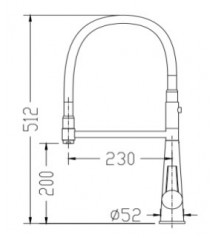 FE29-BK Kitchen Mixer Pull Out