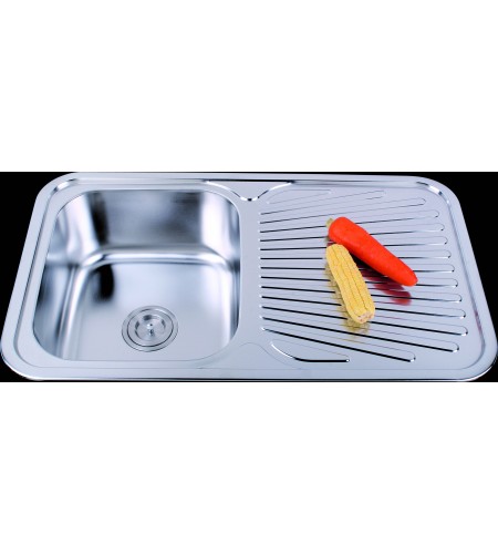 8148CT Top Mount Sink With Drainer
