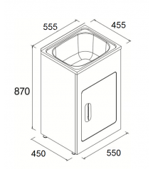 HY235B Laundry Cabinet